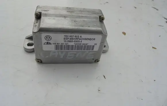 Porsche Cayenne (9PA) ESP acceleration yaw rate sensor 7E0907652A