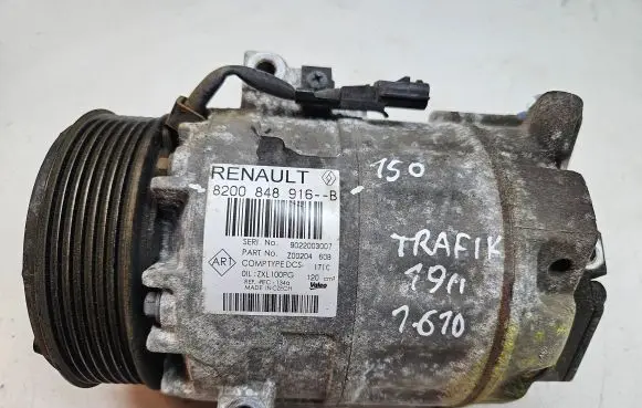 Renault Trafic III (X82) Air conditioning (A/C) compressor (pump) 8200848916B