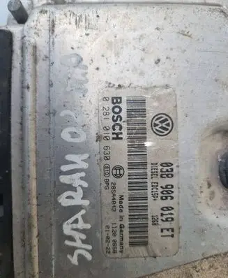 Volkswagen Sharan Engine control unit/module 038906019ET 28SA4843 0281010630