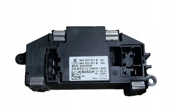 Audi A4 S4 B8 8K Heater blower motor/fan resistor 8K0820521B