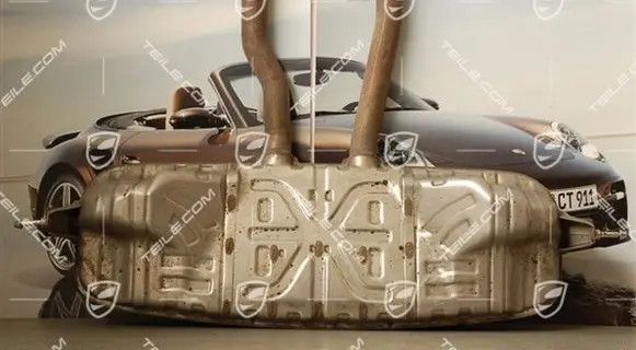 Porsche Cayenne (9PA) Rear muffler/silencer tail pipe 95511112112