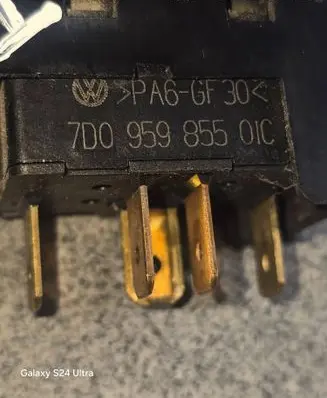 Volkswagen Multivan T4 Electric window control switch 7D0959855