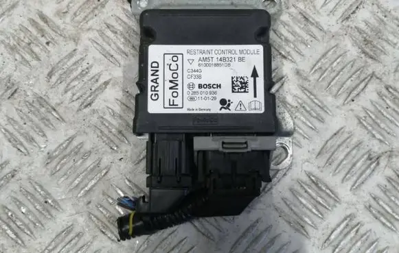 Ford Focus Airbag control unit/module AM5T14B321BE 6100018851DB 0285010936