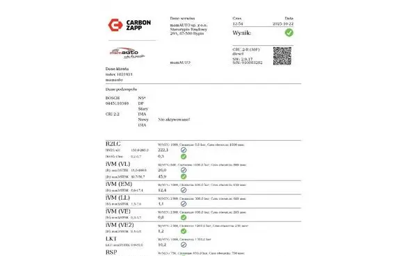 Citroen C3 Picasso Fuel injector 0445110340