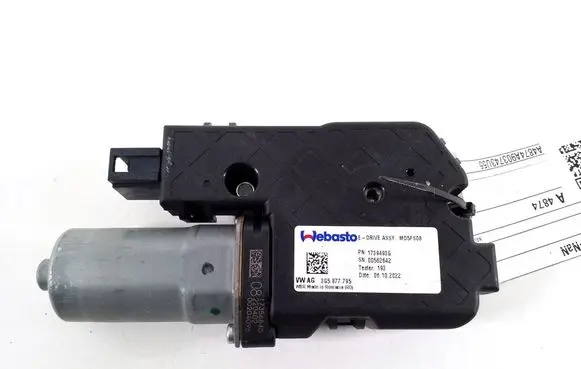 Audi A6 S6 C8 4K Sunroof motor/actuator 3G5877795