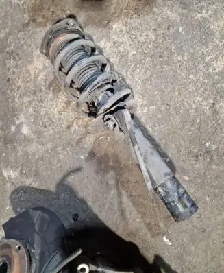 Volkswagen Sharan Front shock absorber with coil spring 7N0413031J