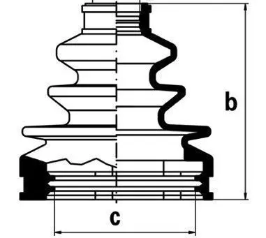 Toyota Camry Front driveshaft J2882001