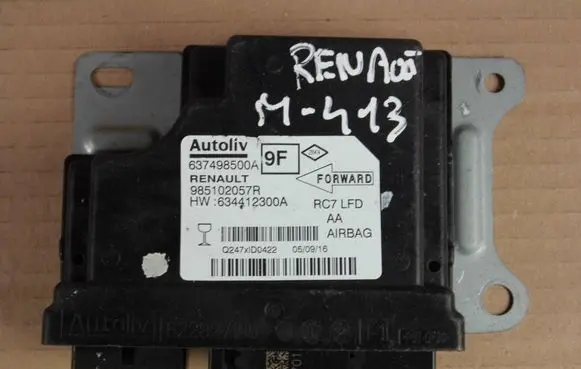 Renault Kadjar Steering wheel airbag 985102057R 634412300A 637498500A
