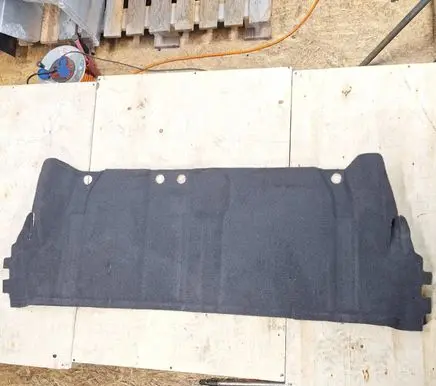 BMW 2 F45 Rear floor carpet liner 7306674 1110452 51477306674