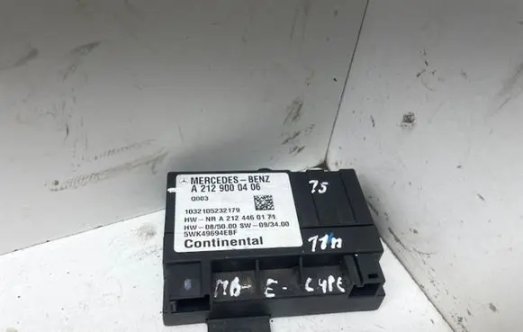 Mercedes-Benz E C207 W207 Fuel injection pump control unit/module A2129000406