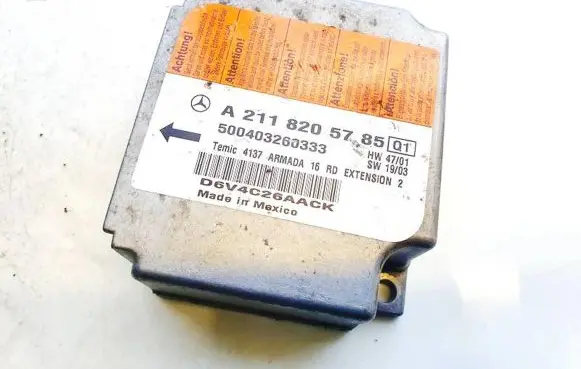 Mercedes-Benz E W211 Airbag control unit/module a2118205785 500403260333