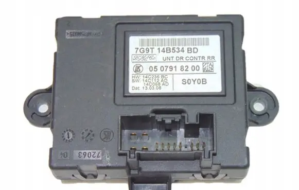 Jaguar XF X250 Door control unit/module 7G9T14B534BD