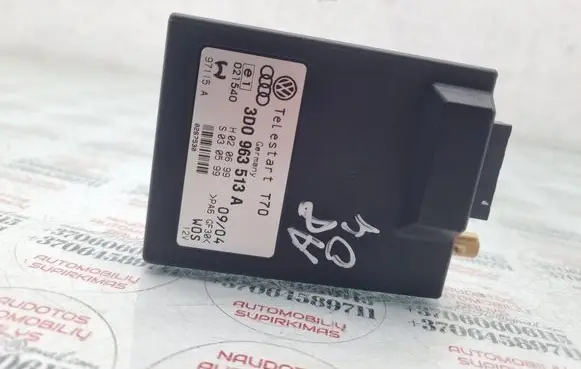 Audi A8 S8 D3 4E Auxiliary heating control unit/module 3D0963513A