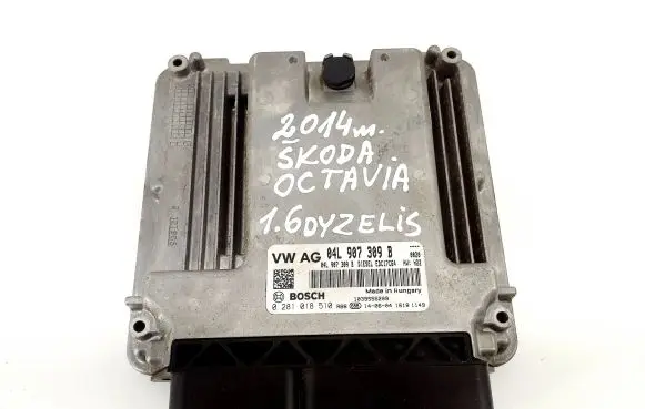 Skoda Octavia Mk3 (5E) Engine control unit/module 04L907309B 0281018510