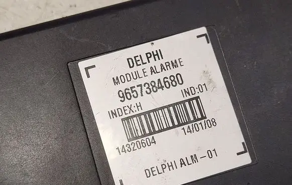 Citroen C4 Grand Picasso Alarm control unit/module 9657384680