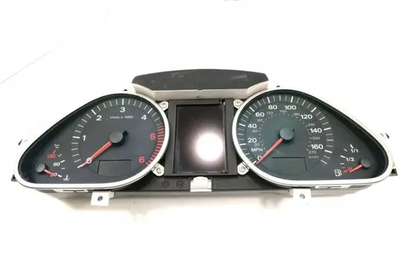 Audi A6 S6 C6 4F Speedometer (instrument cluster) 4F0920950L 4F0910900A