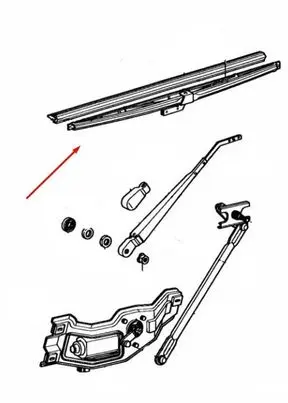 Toyota Land Cruiser (BJ70) Front wiper blade arm 8522022300
