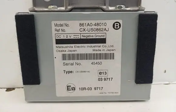Lexus RX III GPS navigation control unit/module 861A048010