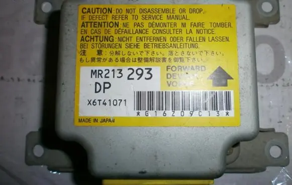 Mitsubishi Galant Airbag control unit/module MR213293 x6t41071