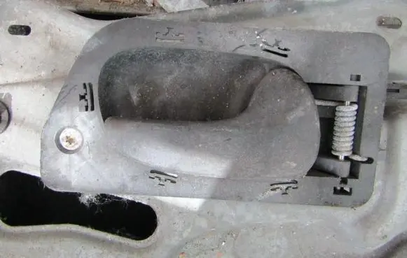 Front door interior handle