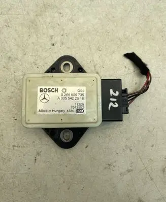 Mercedes-Benz E W212 ESP acceleration yaw rate sensor 0265005735 7042552