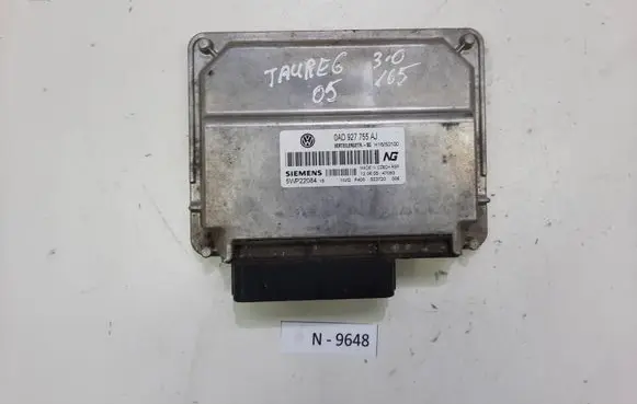 Volkswagen Touareg I Gearbox control unit/module 0AD927755AJ