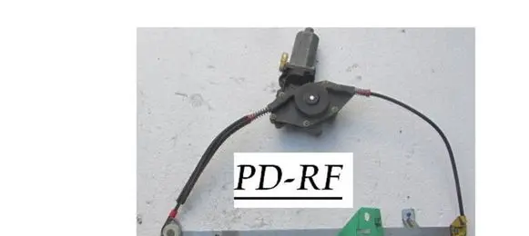 Ford Ka Front door window regulator with motor 0130821683 97KGB23200BL