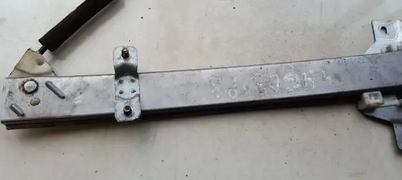 Sliding door window regulator with motor