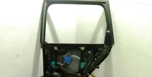 Porsche Cayenne (9PA) Rear door window regulator with motor 7L0839353D 7E0035411A 7L0039015