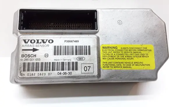 Volvo V70 Airbag control unit/module 0285001655 P30667469