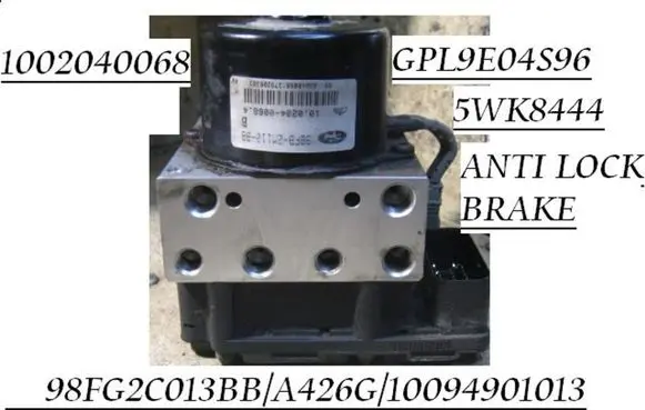 Ford Puma ABS Pump 10020803422 98FG2C013BB