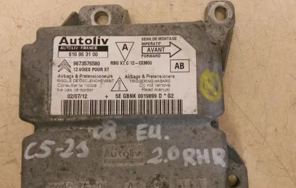 Citroen C5 Airbag control unit/module 9673576580 610963100