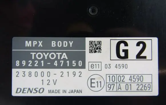 Toyota Prius (XW30) Other control units/modules 8922147150