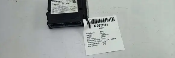 Opel Combo D Other control units/modules 52014450