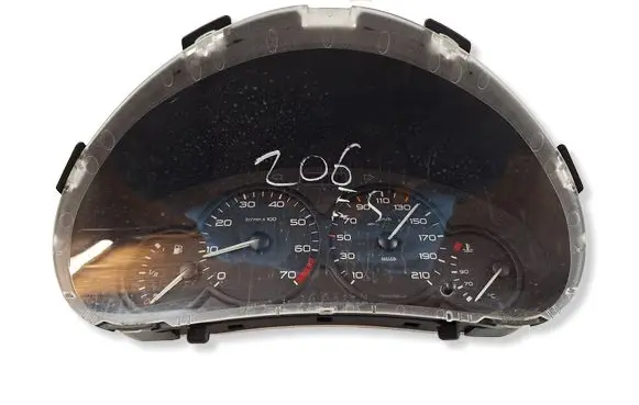 Peugeot 206 Speedometer (instrument cluster) 9634961180