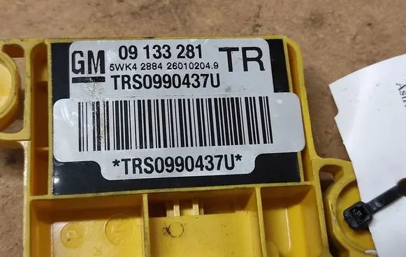 Opel Astra G Airbag deployment crash/impact sensor 09133281 5WK42884