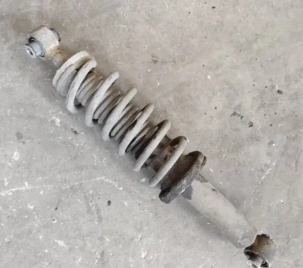 Peugeot 407 Rear shock absorber with coil spring 
