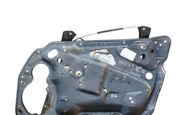 Volkswagen PASSAT B6 Front window lifting mechanism without motor 3C1837756G