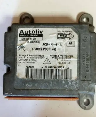 Citroen Xsara Picasso Airbag control unit/module 9640822580 550893100