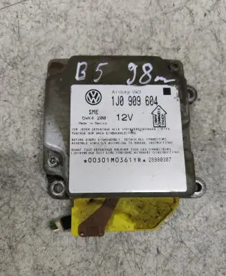 Volkswagen PASSAT B5 Airbag control unit/module 1J0909604