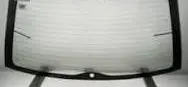 Skoda Fabia Mk1 (6Y) Rear windscreen/windshield window 6Y9845049D