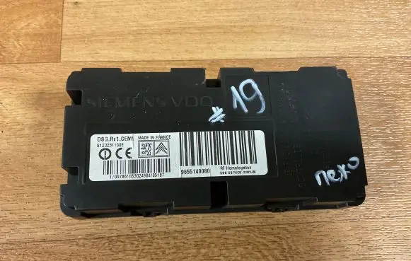 Peugeot 407 Tire pressure control unit 9655140080
