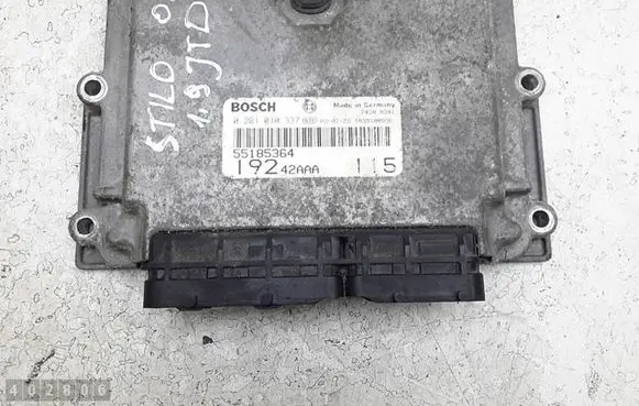 Fiat Stilo Engine control unit/module 55185364 1039S00956 0281010337
