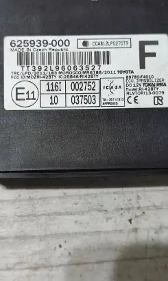 Toyota C-HR I Keyless (KESSY) go control unit/module 89780F4010 002752