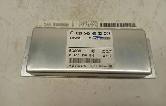 Mercedes-Benz E W211 ESP (stability system) control unit 0335454032 0265109515 DKEB21033796