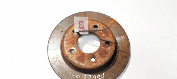 Mazda 3 II Rear brake disc neventiliuojamas