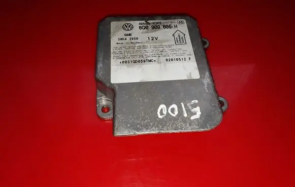 Skoda Fabia Mk1 (6Y) Airbag control unit/module 6Q0909605H 5WK42950 02010512F