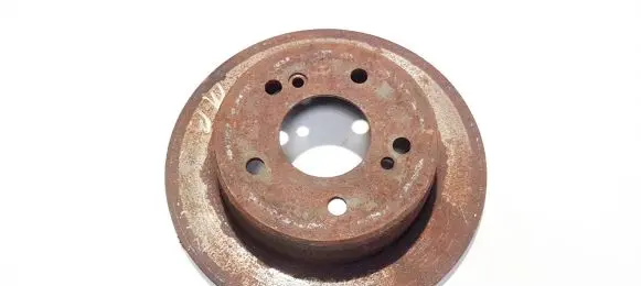 Mercedes-Benz C W202 Rear brake disc neventiliuojamas