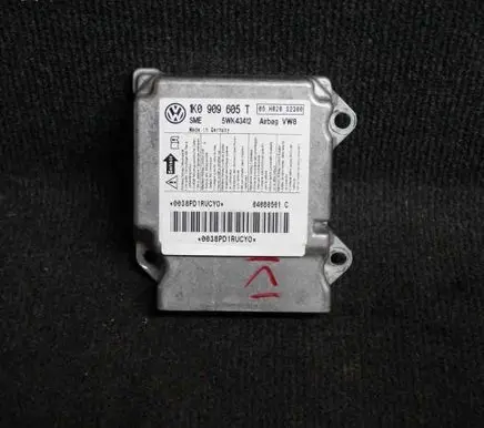 Volkswagen Golf V Airbag control unit/module 5WK43412 1K0909605T