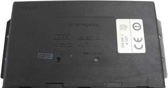 Audi A6 S6 C5 4B Comfort/convenience module 4B0962258L 410215006010